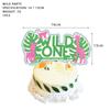 One Wild Animal World Birthday Party Supplies Decor Birthday Banner Topper Cake