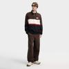 Fila Original Fleece Version Warm Fashion Simple Versatile Comfortable Casual Retro Classic Loose Knit Sports Pants Men Pants Dark-Brown F11M619603FBN
