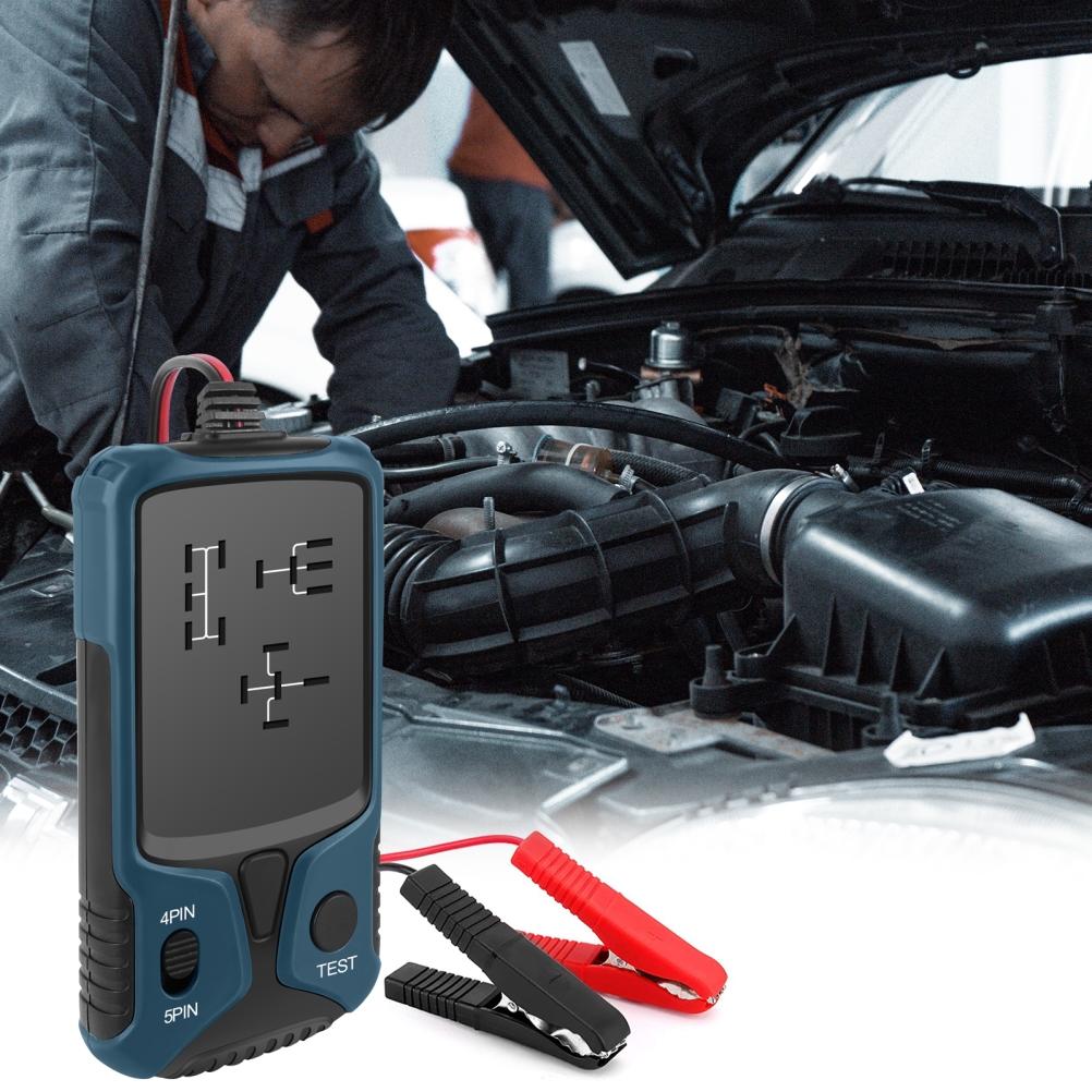 12V Car Relay Tester Battery Tester Automotive Electronic Relay Tester LED Light Indicator Car