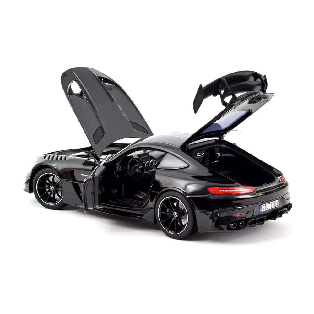 1/18 Scale Benz AMG GT Black Series Diecast Car Model with  Sound and Light, Pull Back Toy Car Model for Kids Adult Collection Gift