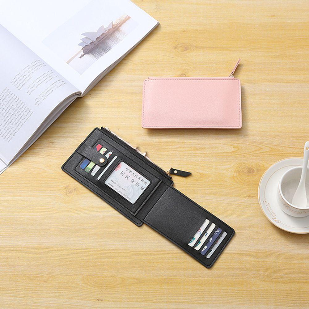 

Solid Color Zipper Coin Purse Korean Style Wallets Bank Card Holder Short Clutch Bag Women Wallets арбуз красный
