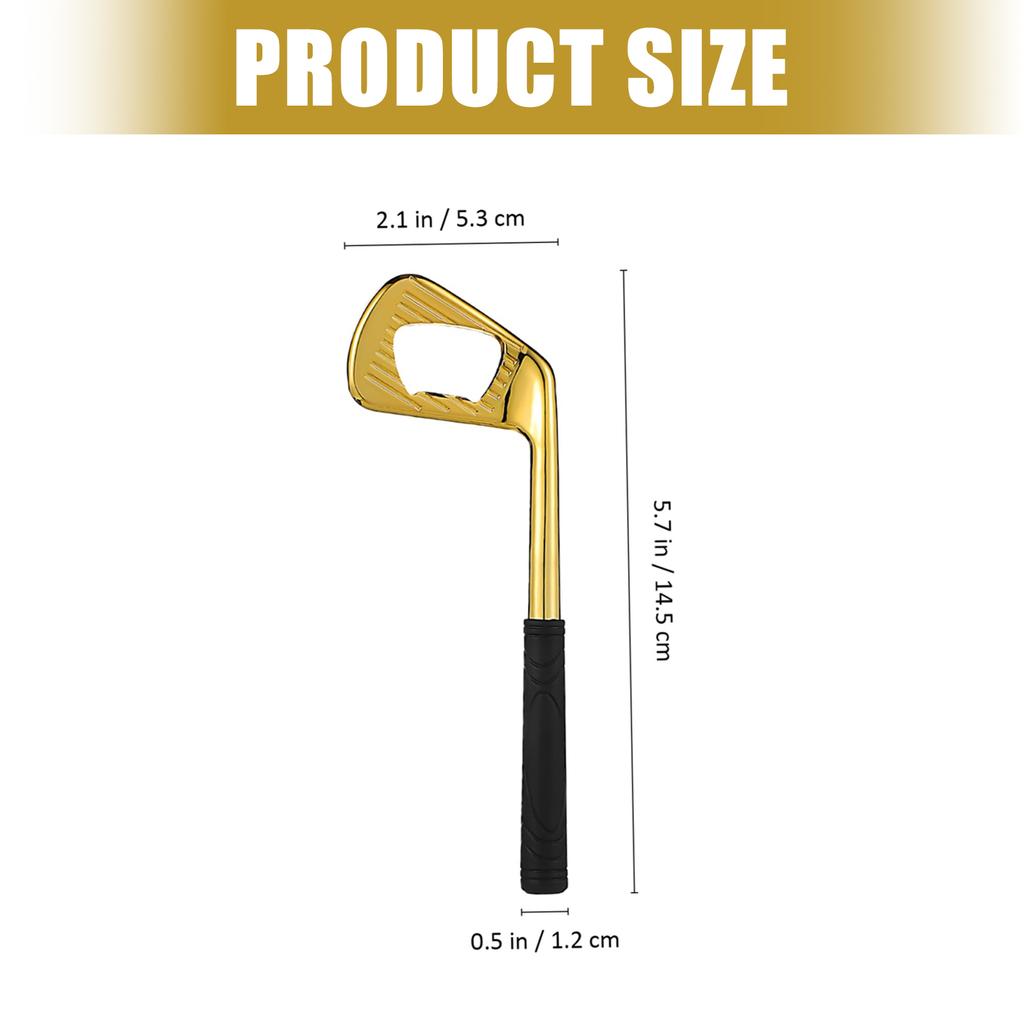 Decorsative Golf Clubs Style Opener Premium Coppers Build Easy to Use Compact Designs Ideal for Kitchens Decors Gift Giving