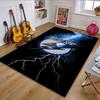 Tampa Bay Lightning Logo with Thunderbolt Patterned carpet, non slip mat suitable for living room and bedroom sofas