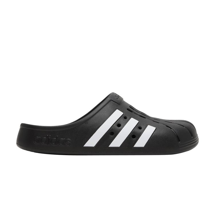 adidas Adilette Clog  Black White  37