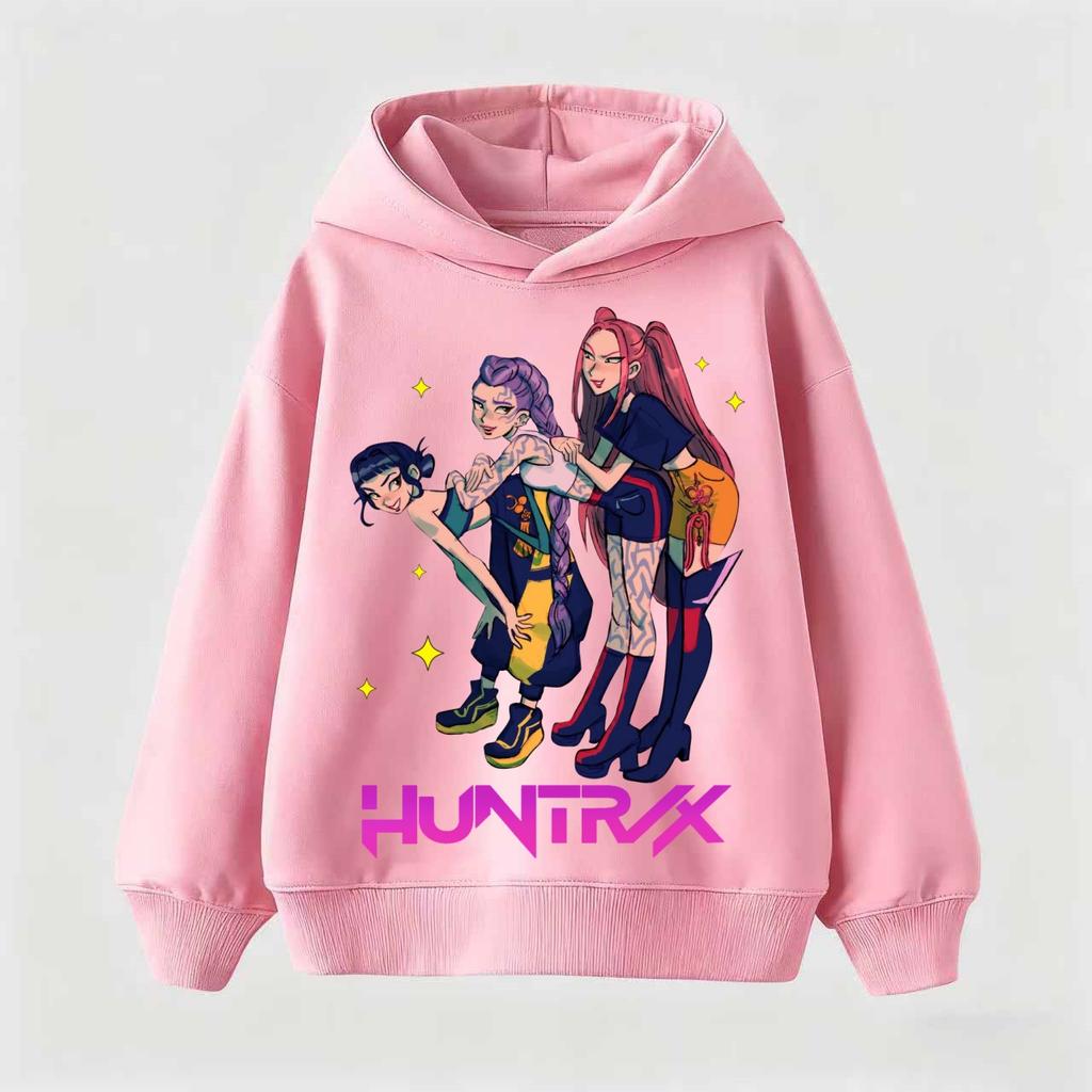 Bluzy KPop Demon Hunters Dla Dzieci Bluza z Filmu Bluza z Kreskówką Dla Chłopców Dziewczynek Modna Bluza Dla Kobiet Mężczyzn