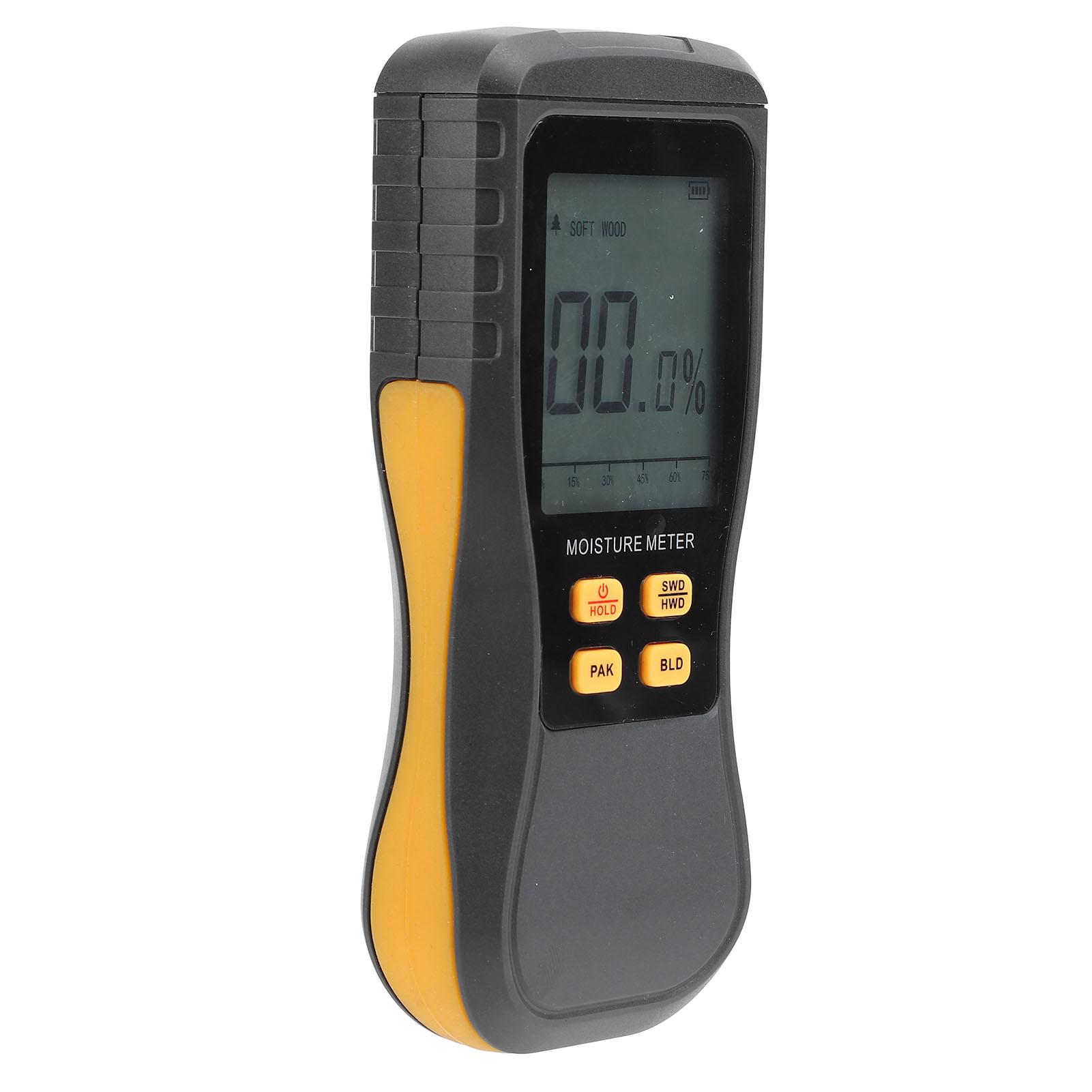 

Измеритель влажности Неразрушающий индукционный детектор влажности для мягкой древесины Твердая древесина Упаковка Строительство