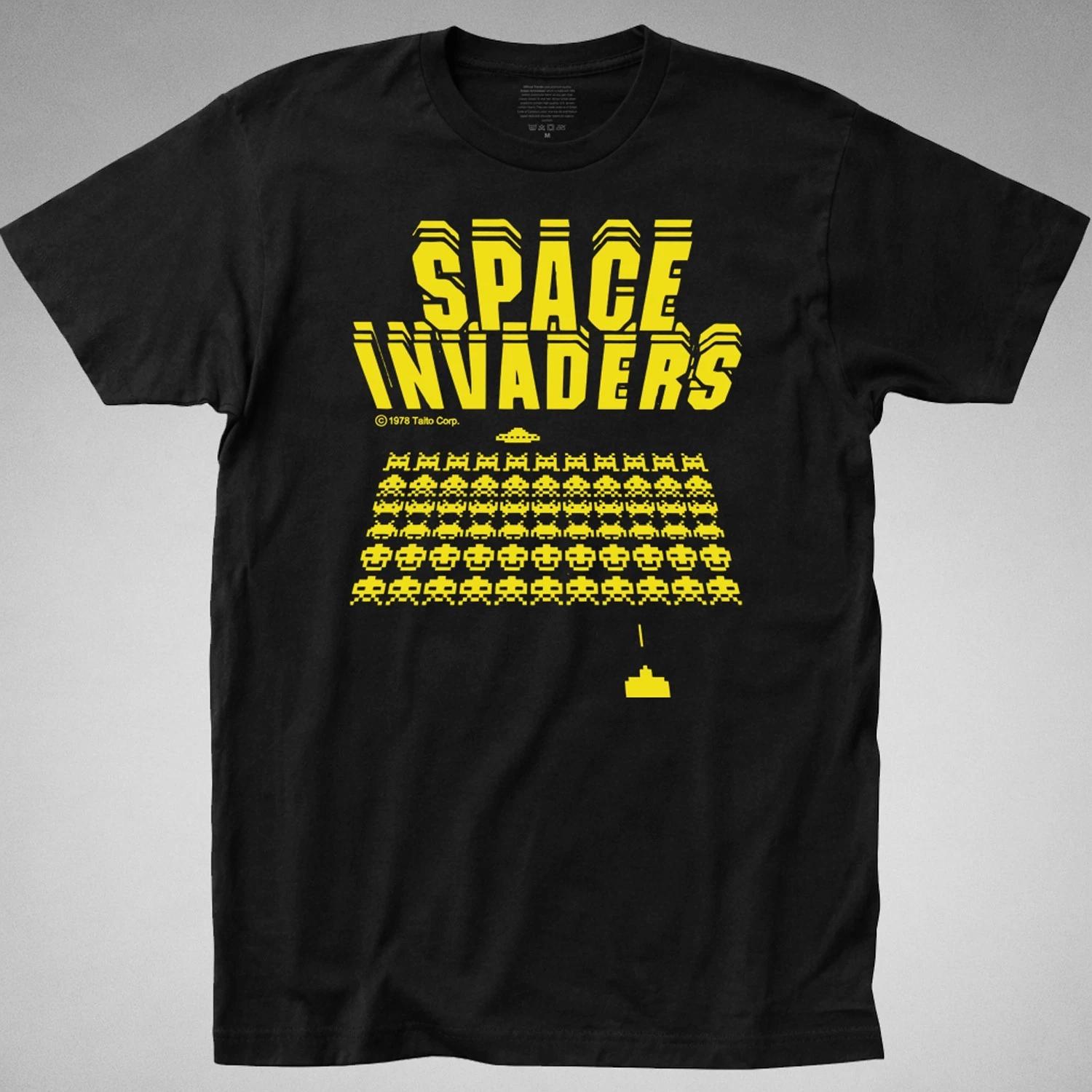 Space Invaders T-SHIRT Tatio arcade tee game gamer videogame 1978 retro classic XXL