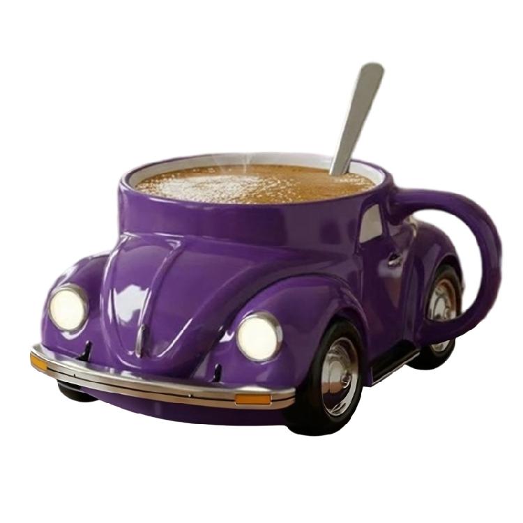Elegant Resin Coffee Mug Smooth Interior Easy Hand Wash Stainless Steel Thermal Layer Office Home Essential
