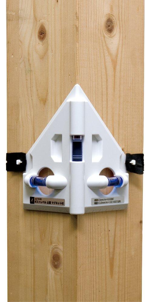 Shinwa Sokutei Post Stopper with 76339 Level, Type, Magnet,