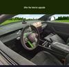 Pink Alcantara Interior Upgrade for Tesla: Personalized Multi-Color Design