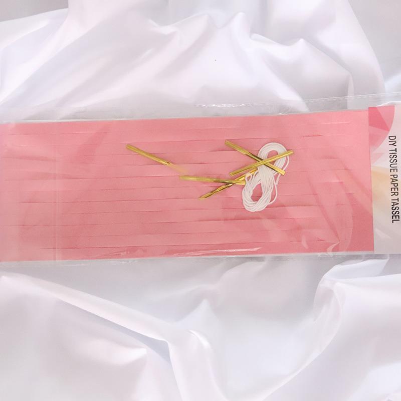 35cm Colorful Ribbon Paper Tassels for Birthday & Wedding Party Decorations
