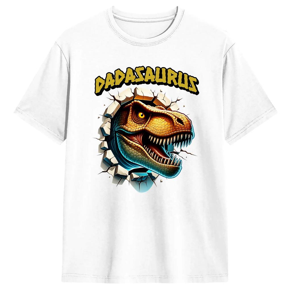 Jurassic Dad Pesca Dolore Trova un Modo Divertente Sarcastico T-shirt Scheletro Estate Harajuku T-shirt Cotone Girocollo Taglie Forti Top