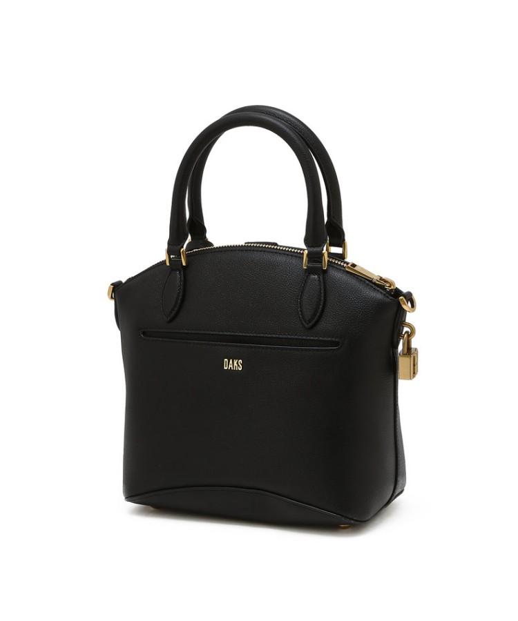 Daks Womens Accessories Burkebag Charlotte Black Leather Tote Bag S_Dcba6E820Bk