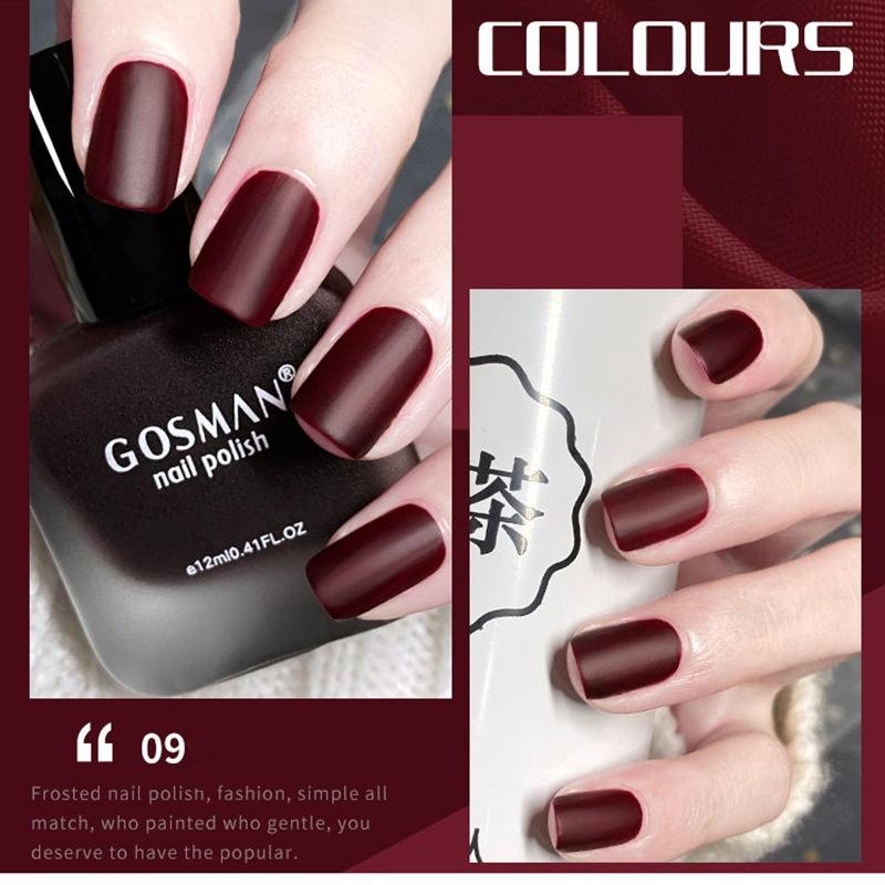 

Матовый лак для ногтей, без запекания, без шелушения, летний матовый лак для ногтей 09