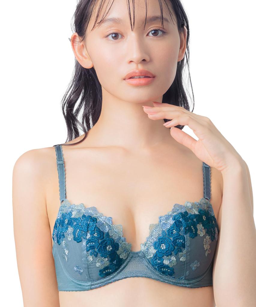 Bra Natural Roundness for a Plump Cotton Blend On the Skin Side of the Cup Up Wired Small and Large A70 [Wing/Wacoal] AA-G Cup, Bust, [Natural Bra],