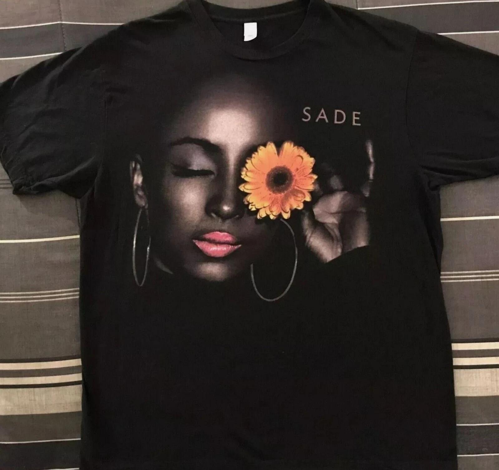 Sade Soldier of Love 2011 American Tour 100% Cotton T-shirt Mens Tees Top, Sade 100% Cotton T-shirt Mens Tees Top Reprint S-5XL 3XL