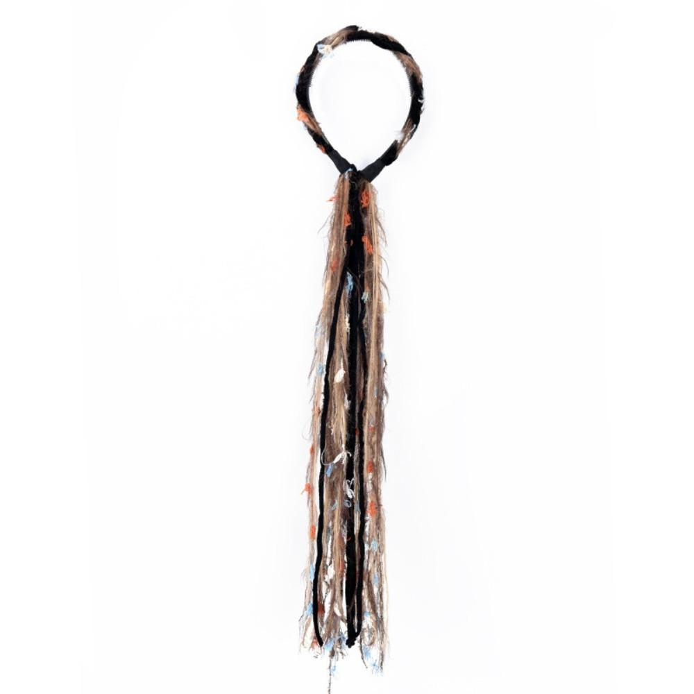 Ethnisch Stil Bohemian Quaste Stirnband Synthetisch Bunt Zöpfe Haarteile für Frauen