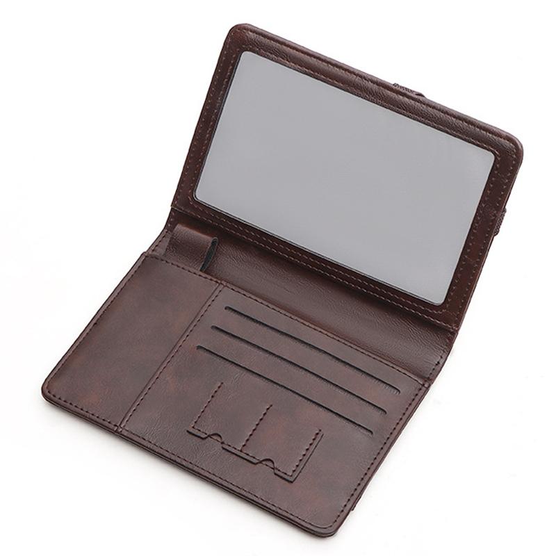 Leather Passport Cover High-Grade Multi-Function Anti RFID Travel Accessories Men Women ID Credit Card Holder