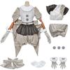 Pennywise Cosplay Kostüm für Erwachsene, Horror Clown Halloween Outfit Set, Gruseliger Joker Rollenspiel Kostüm für Party