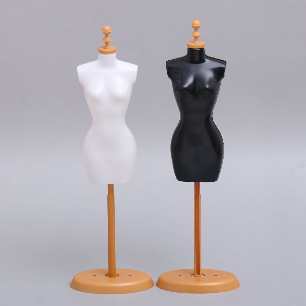Für 1/6 Puppen Zubehör Spielzeug Kleid Kleiderbügel Puppenkleid Ständer Mannequin Modell Ständer Bügel Display Halter