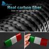 For Abarth 595 695 595C 695C 2017-2025 Real Dry Hard Italian Color Carbon Fiber Car Rear Bumper Lip Sticker Interior Accessories