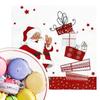 20/40/100pcs Disposable Christmas Party Napkins Santa Claus Printed Paper Christmas Dinner Napkins Xmas Table Napkins