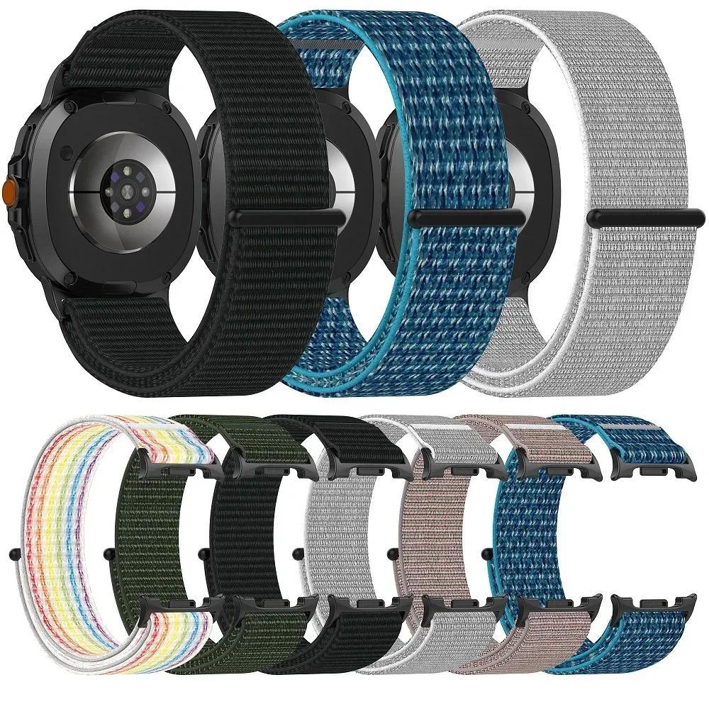 New Nylon Strap for Samsung Galaxy Watch 8 44mm 40mm Classic Replacment Bracelet Sport Watchband Correa for Watch 8 Classic Band