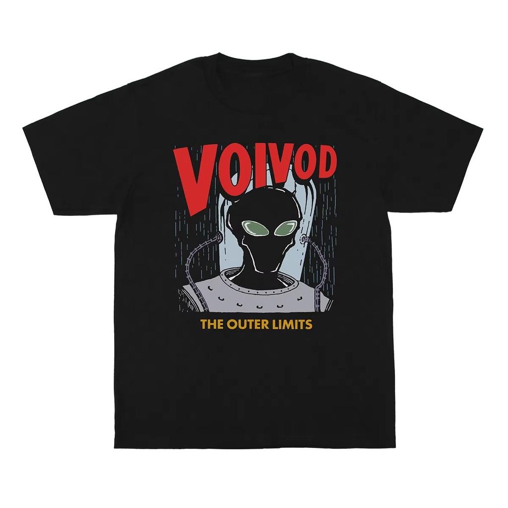 2026 Voivod Tshirt The Outer Limits Thrash Progressive Metal Band Vektor Coroner Unisexs Clothing Short Sleeve Cotton Tee Shirt