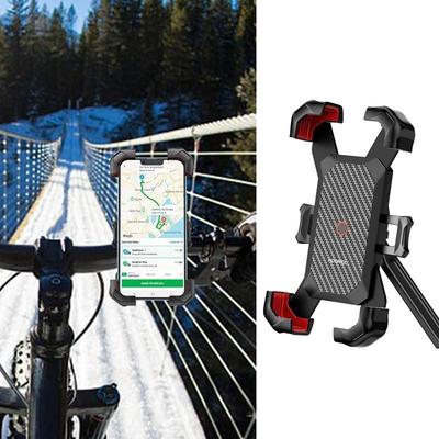 Cykel Telefonhållare Fäste Cykel Telefon Roterbar Hållare Fäste Elmotorcykel Styre Telefonställ För Samtal Navigation Musik