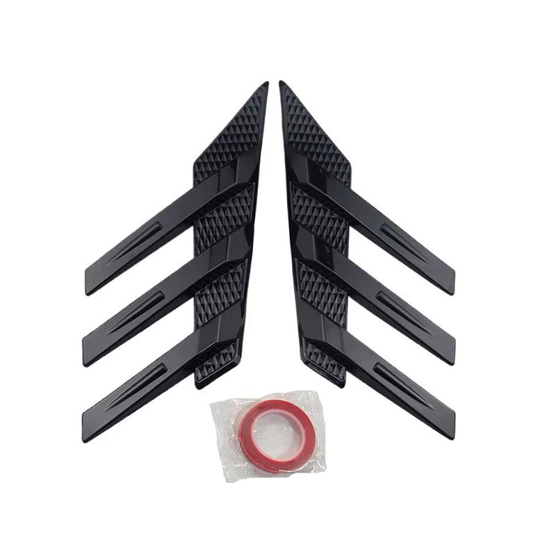 Adesivo Decorativo per Lunotto Posteriore Auto Articolo Accessorio Spoiler Laterale Splitter Rivestimento Griglia Triangolare Parasole Finestrino Parabrezza Per Auto