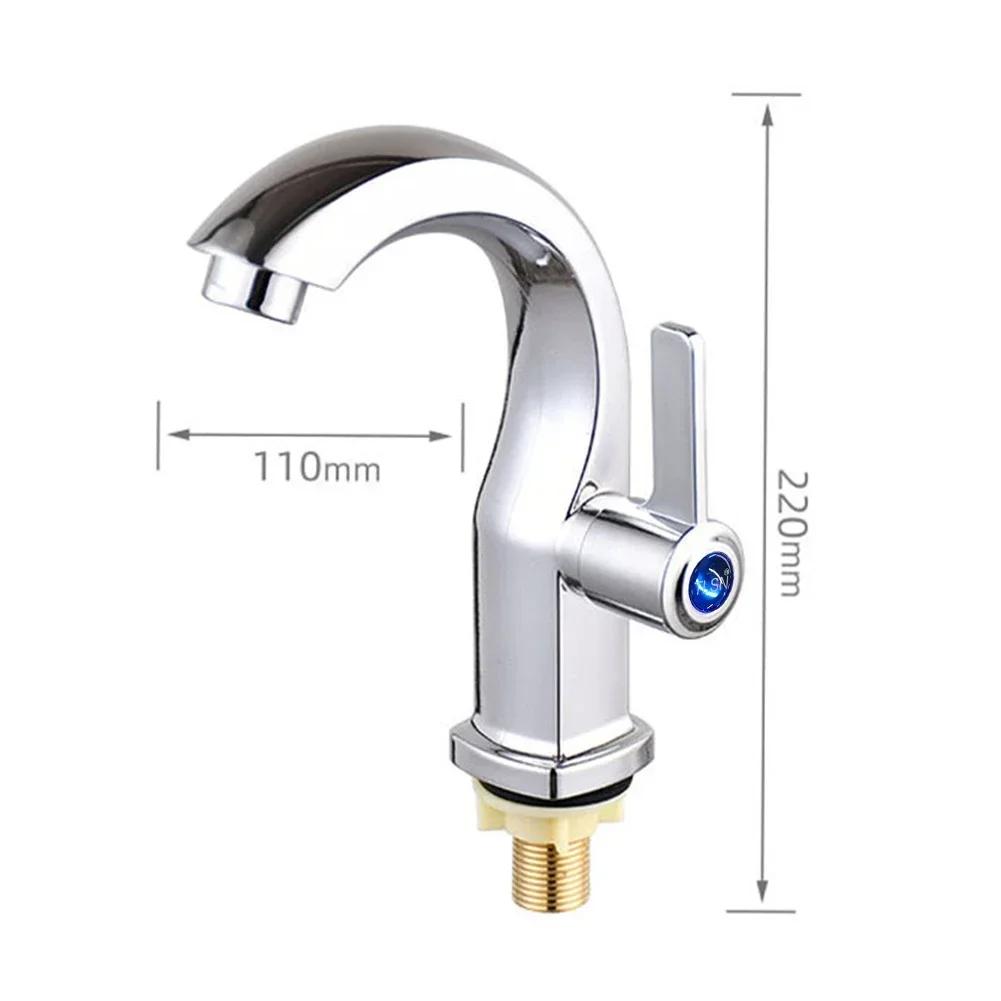 Bathroom Basin Faucet Water Purifier Single-Lever Hole Single Cold Tap Bathroom Kitchen Accessories ABS Deck Mounted Sink-Faucet