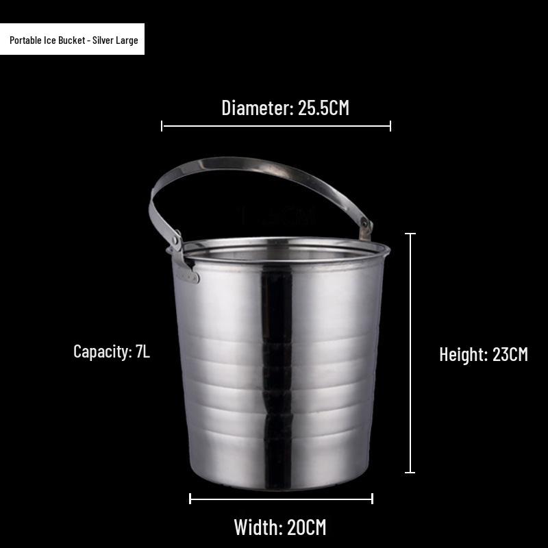 Stainless Steel Tiger Head Ice Bucket for Champagne, Beer, and Wine – Ideal for Bars and KTV.