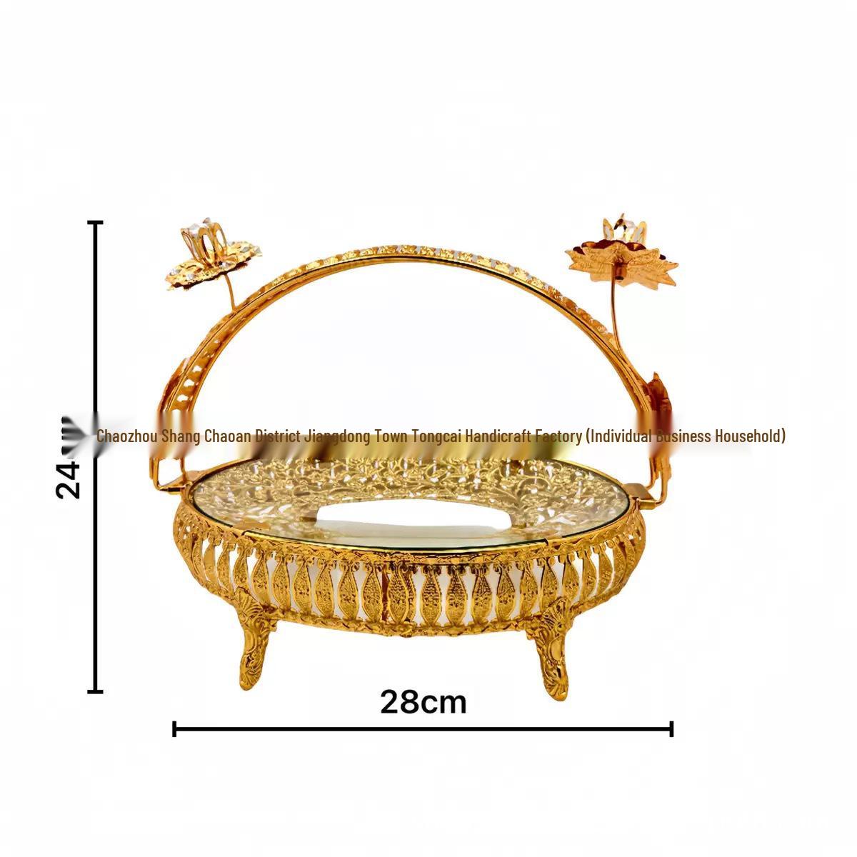 

Стеклянная фруктовница в европейском стиле - Элегантный центральный элемент гостиной