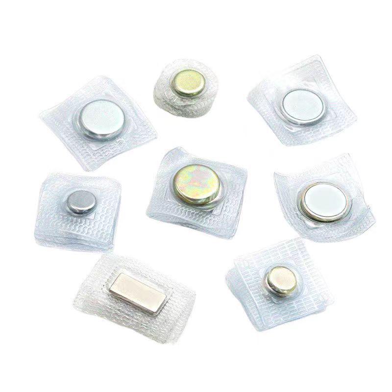 Waterproof PVC-Coated Magnetic Button for DIY, Luggage, Curtains, and Clothing