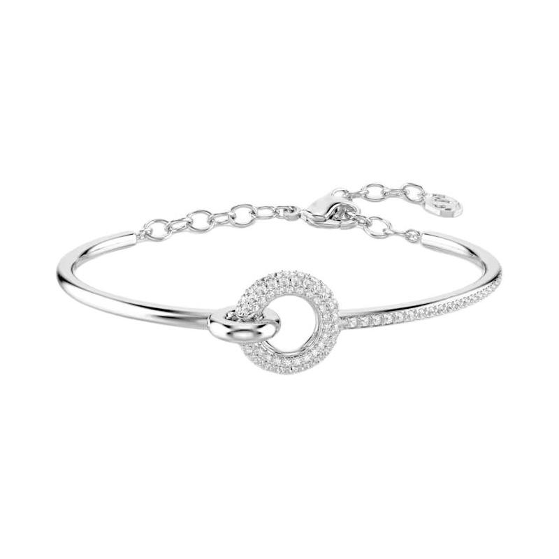Swarovski Dextera Round Cut Bracelet Unisex Couple Style White 5743569 белый
