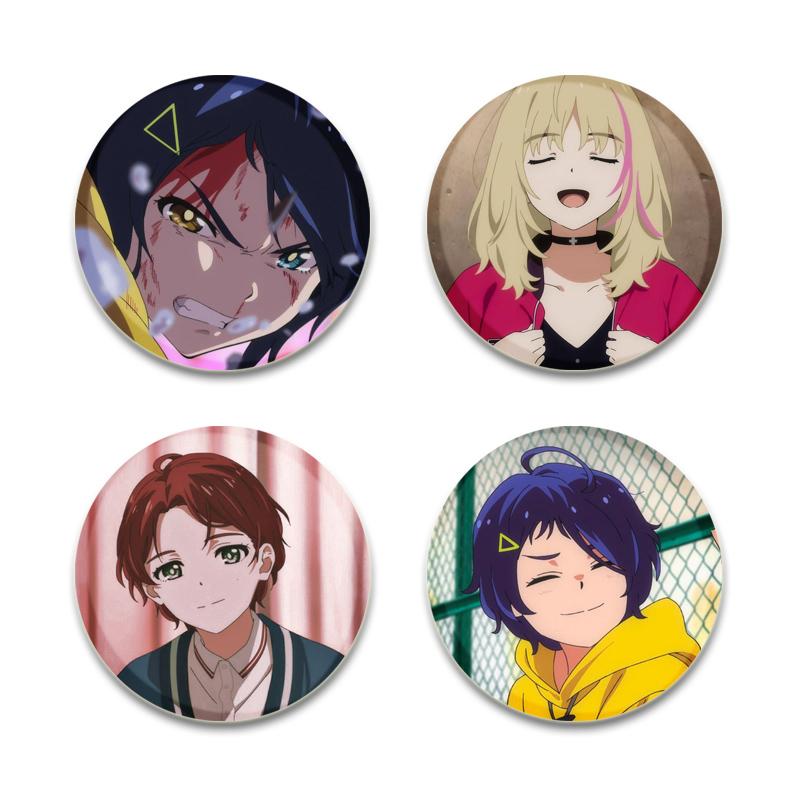 32/44/58mm Anime Wonder Egg Priority Brosche Cartoon Ohto Ai Cosplay Abzeichen Anstecknadel Zubehör für Kleidung Rucksack Dekoration Fan Geschenke