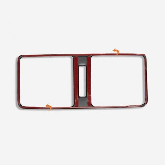 For Nissan Sentra Sylphy -2024 Carbon Fiber Steel Rear Air Outlet Vent Cover