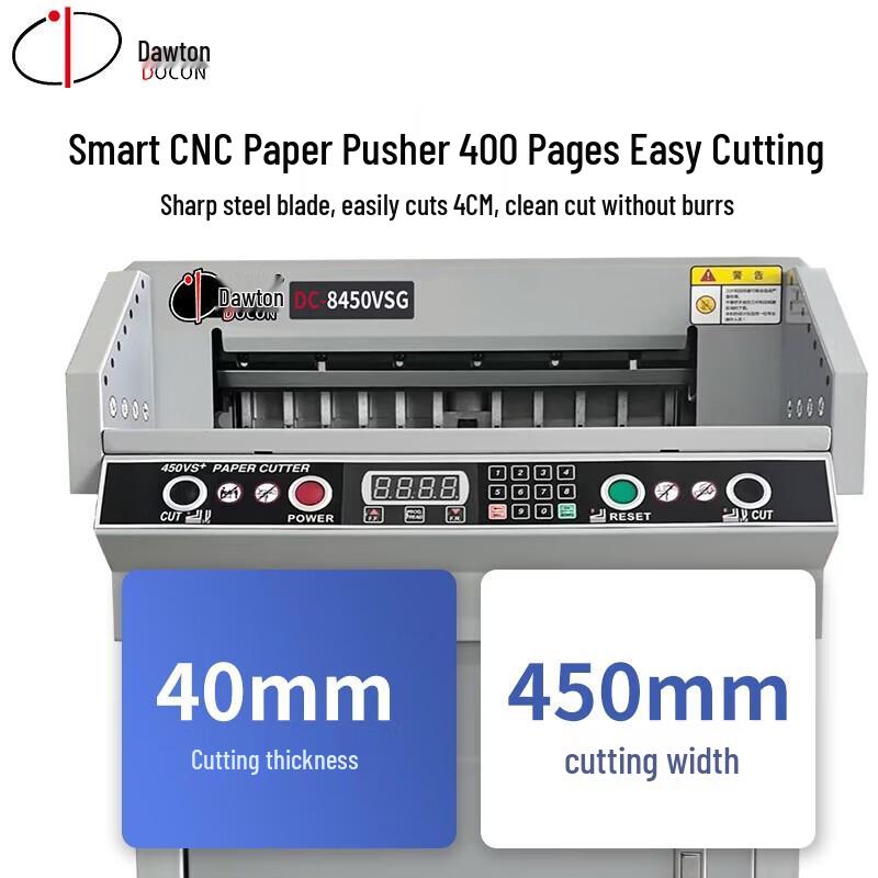 DOCON Heavy-Duty Electric Paper Cutters & Blades CN Plug (adapter Included)