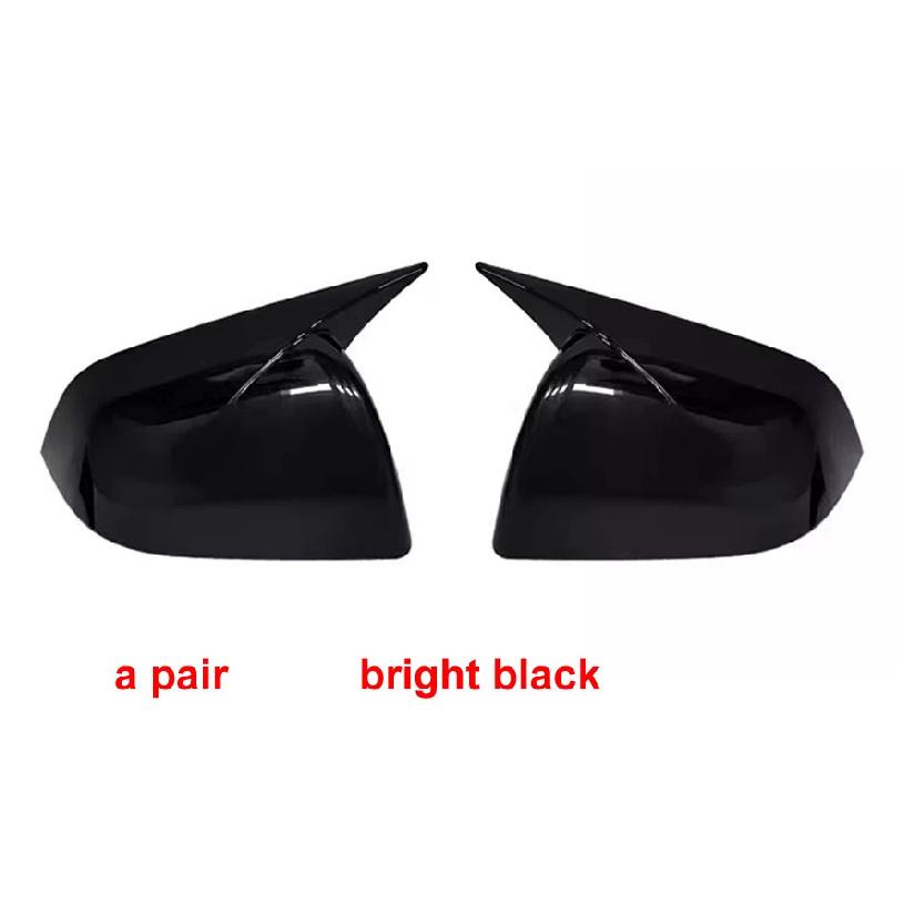 Rearview Mirror Cover For Tesla Model Y Paste Style Decoration Carbon Fiber Black 1 Pair Upgrade ABS Plastic Rearview Accessory