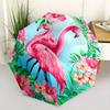 Guarda-chuva Automático Abre/Fecha Tema Tropical Flamingo, Guarda-chuva Compacto Portátil de 3 Dobras para Homens e Mulheres, Presente de Dia dos Namorados Dia das Mães0725075