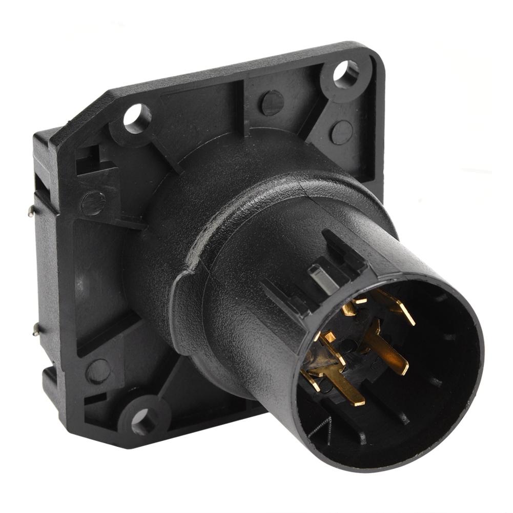 12V-24V 7-pins bil elektrisk kontakt tilhengerkontakt adapterplugg for campingvogn tilhenger