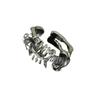European Sterling Silver Skull Skeleton Ring - Unisex Retro Punk Style