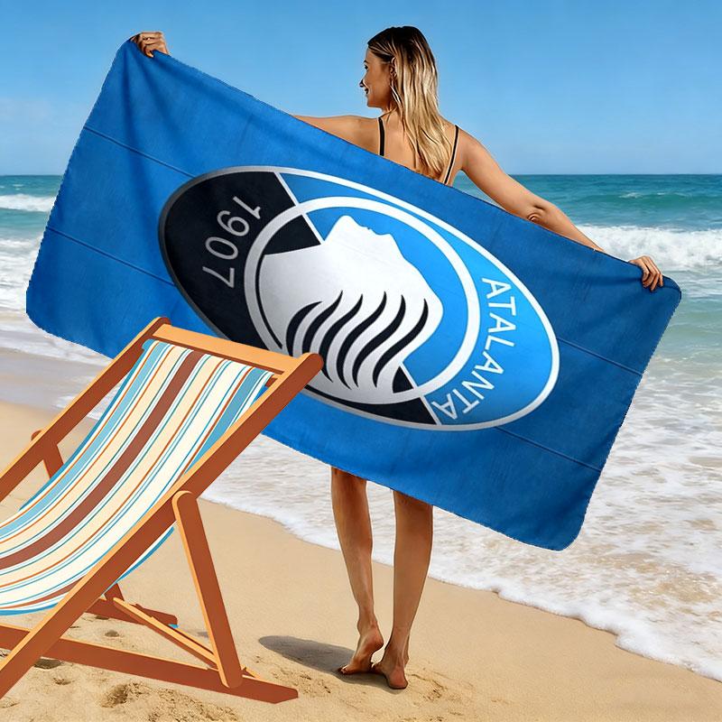 Atalanta Fan Culture Print Beach Towel, Large Soft Quick Dry Towel for Beach Camping Swimming