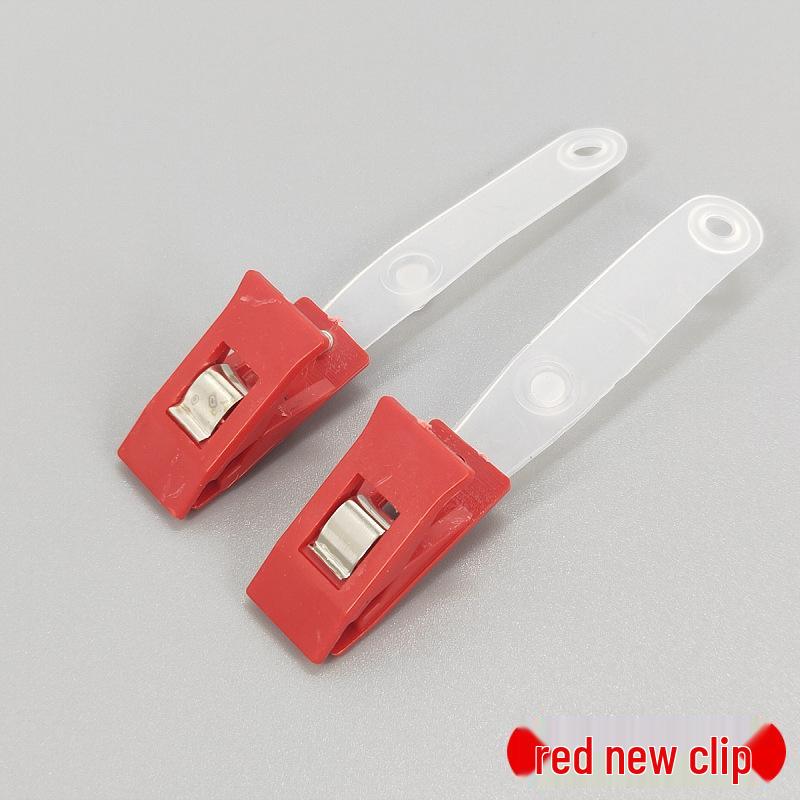 Portabadge in Metallo e Plastica con Clip per Tessere di Identificazione ed Etichette Prezzo