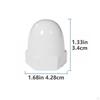 2 Pieces Ceramic Toilet Bolt Covers Easy Installation Decorative Useful Practical Toilets Decor