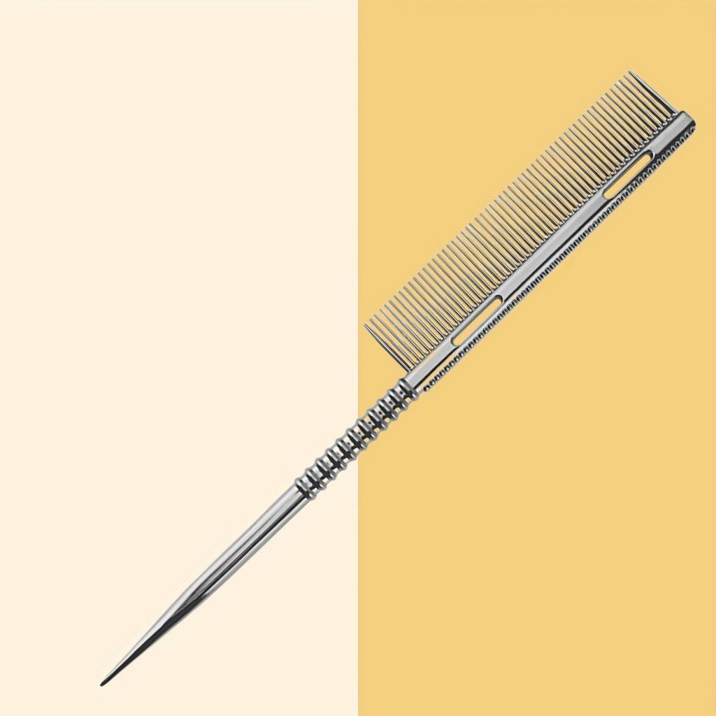 Hair Cutting Comb Professional Perm and Dyeing Tip Tail Comb Medium and Short Hair Comb Cutting Comb Pick Needle Comb