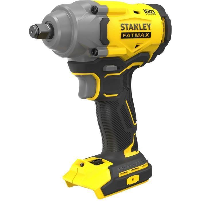 Boulonneuse a choc sans fil - 18V - STANLEY FATMAX V20 - SFMCF920B-XJ - Brushless - 370Nm - sans batterie
