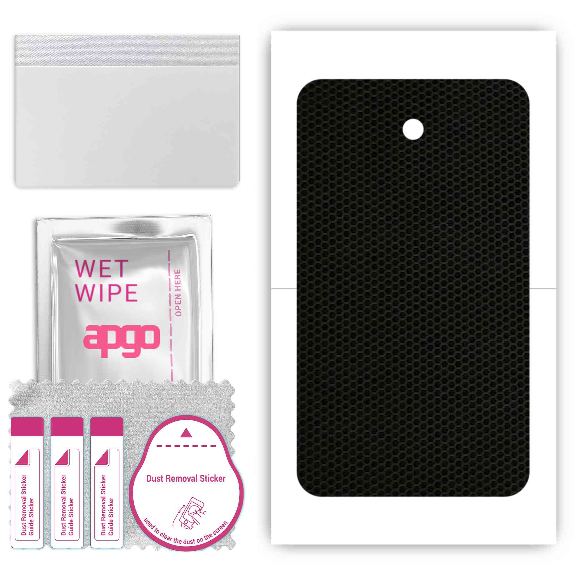 

apgo skin sticker film foil vinyl for the BACK compatible with Asus Fonepad 7, scratch-resistant, easy to install - Matrix