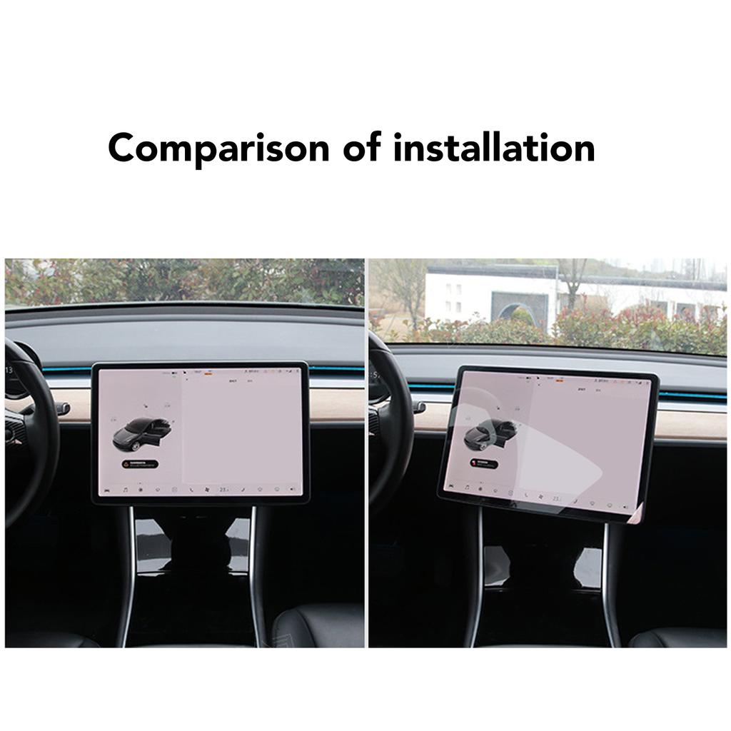 17Pcs Car Screen Swivel Mount 4 Direction Rotating Holder Replacement for Tesla Model 3 Y   2022