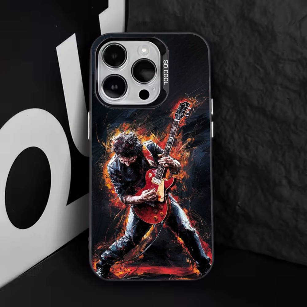 B-Bruce Springsteen Singer Phone Case For iPhone 11,12,13,14,15,16,17,Pro,Max,Plus,E,Air,Mini IMD Matte Black